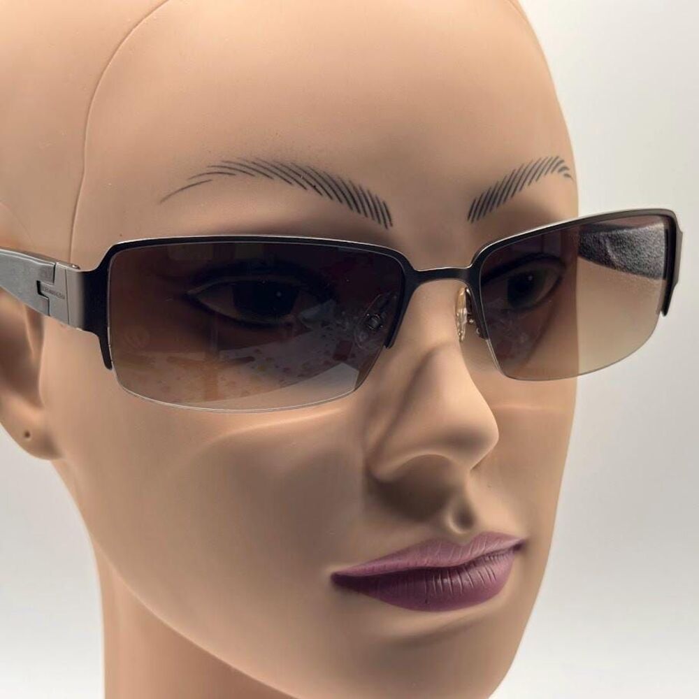 NOS Vintage Y2K Designer Sunglasses | BCBG Max Azria | Ego | Rimless Rectangle